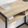 vidaXL Desk with Storage Sonoma 100 x 50 x 75 cm Engineered Wood