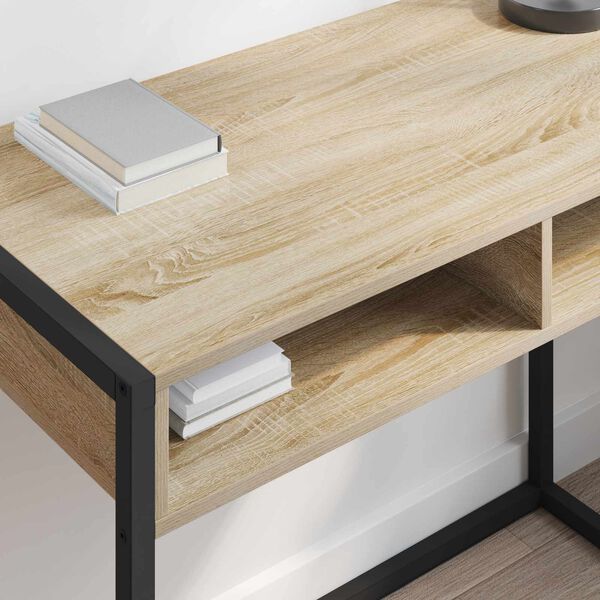 vidaXL Desk with Storage Sonoma 100 x 50 x 75 cm Engineered Wood