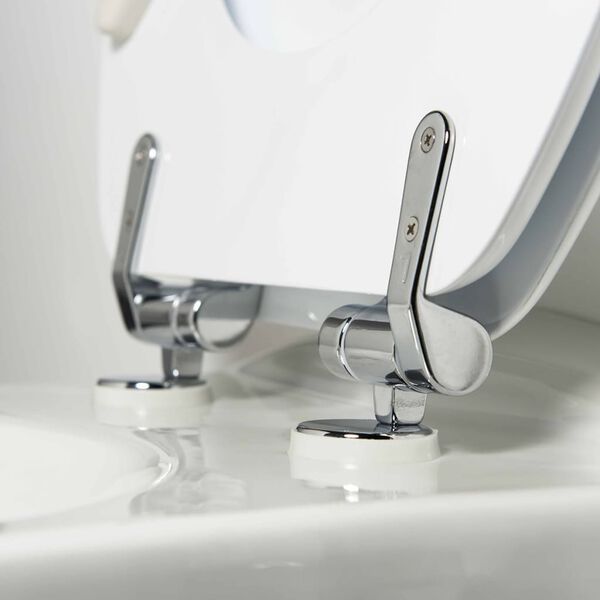 Tiger Soft-Close Toilet Seat Reno MDF White 252350646