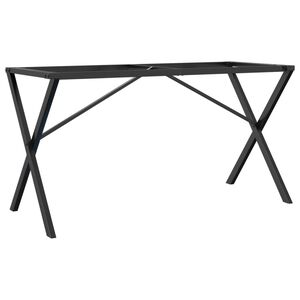vidaXL Dining Table Legs X-Frame 120x60x73 cm Steel
