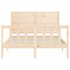 vidaXL Bed Frame without Mattress 140x190 cm Solid Wood Pine