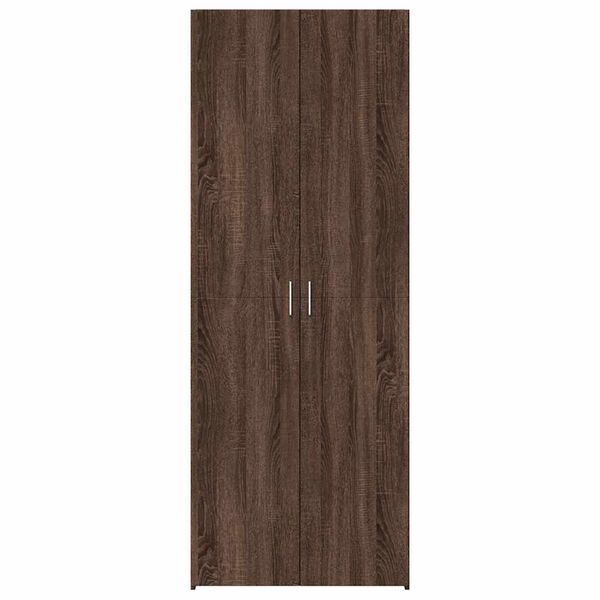 vidaXL Highboard Brown Oak 70x42.5x185 cm Engineered Wood