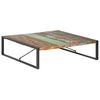vidaXL Coffee Table 140x140x40 cm Solid Reclaimed Wood