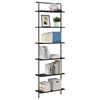 vidaXL Bookshelf Black Oak 60 x 24 x 203 cm Engineered wood