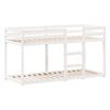 vidaXL Bunk Bed without Mattress White 90x200 cm Solid Wood Pine