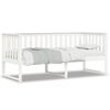 vidaXL Day Bed without Mattress White 80x200 cm Solid Wood Pine