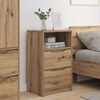 vidaXL Bedside Tables with Drawer 2 pcs Artisan Oak 40 x 30 x 467 cm