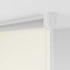 vidaXL Roller Blind Blackout Off White 115x230 cm Fabric Width 110.7 cm Polyester