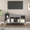 vidaXL TV Cabinet Grey Sonoma 100x35x55 cm Engineered Wood