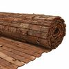 vidaXL Bark Fence Brown 400 x 125cm Bark