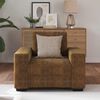 vidaXL Sofa Brown 100 x 80 x 80 cm Fabric