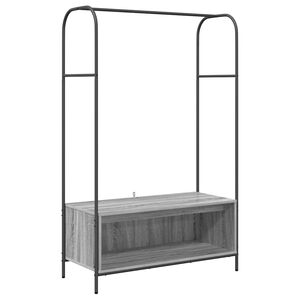 vidaXL Clothes Rack Grey 100 x 44 x 160 cm Engineered Wood