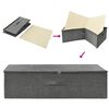 vidaXL Storage Box Fabric 70x40x18 cm Anthracite