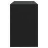 vidaXL Desk Black 101x50x76.5 cm Engineered Wood
