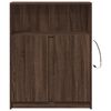 vidaXL Sideboard with LED Brown Oak 77x34x100 cm Engineered Wood