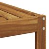 vidaXL Outdoor Footstool Solid Acacia Wood Natural 59 x 59 x 37 cm