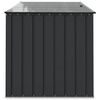vidaXL Garden Storage Box Black 151.5 x 107 x 100 cm Steel