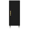 vidaXL Highboard Black 34.5x34x180 cm Engineered Wood