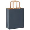 vidaXL Paper Bags 250 pcs with Handles Blue 18x8x22 cm
