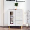 vidaXL Sideboard White 69,5x34x90 cm Engineered Wood