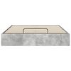 vidaXL Ottoman Bed Frame Concrete Grey 140 x 200 cm Engineered Wood