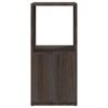 vidaXL Rotating Cabinet Grey and Sonoma Oak 34.5x34.5x75.5 cm Engineered Wood