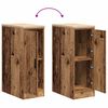 vidaXL Garage Storage Cabinet Old Wood 30x51x85 cm Solid Wood Pine