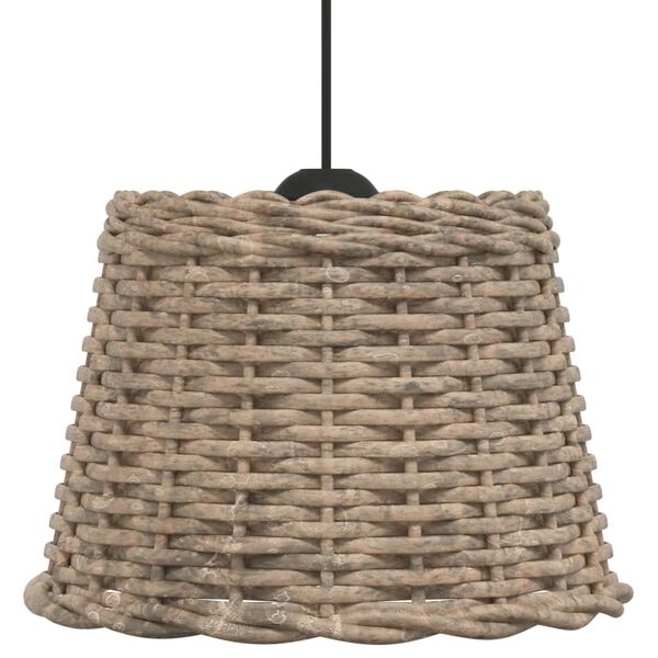 vidaXL Ceiling Lamp Shade Brown &Oslash;30x20 cm Wicker