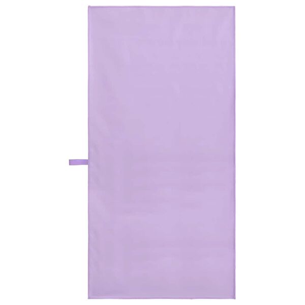 vidaXL Sports Towels 2 pcs Purple 100 x 50 cm Polyester and polyamide