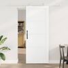 vidaXL Sliding Door ORKDAL White 83 x 211 cm Solid Pine Wood