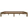 vidaXL Bed Frame without Mattress Honey Brown Solid Wood Pine 200x200cm