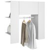 vidaXL Hallway Cabinet White 97.5x37x99 cm Engineered Wood