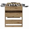 vidaXL Football Table Artisan Oak 146.5 x 74 x 85 cm Engineered Wood