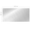 vidaXL Pool Cover Silver 975x488 cm PE