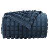 vidaXL Throw Blanket Navy Blue 200 x 150 cm Fleece