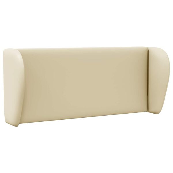 vidaXL Headboard Ear Cream 40 x 23 x 6 cm PVC