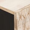 vidaXL Bedside Cabinet White 50 x 33 x 60 cm Solid Mango Wood