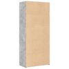 vidaXL Highboard Concrete Grey 80x42.5x185 cm Engineered Wood