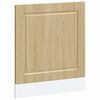 vidaXL Dishwasher Panel Porto Sonoma Oak 60x1.5x67 cm Engineered Wood