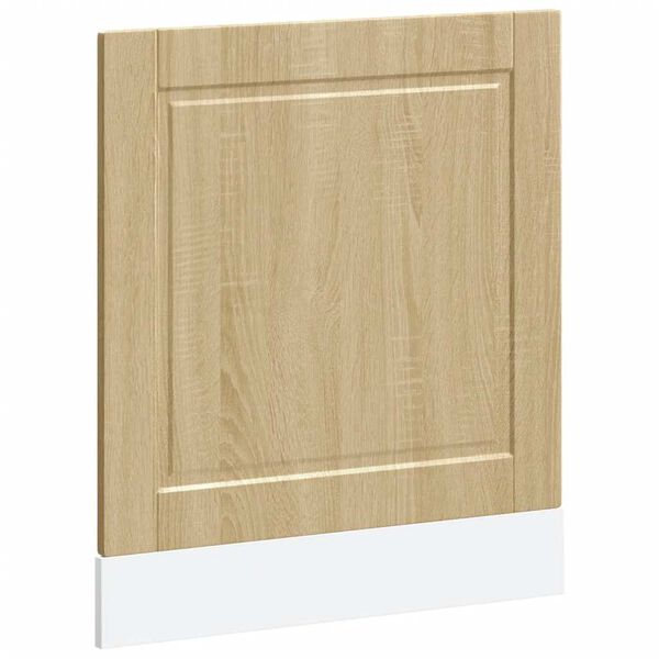 vidaXL Dishwasher Panel Porto Sonoma Oak 60x1.5x67 cm Engineered Wood