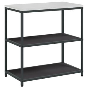vidaXL Kitchen Storage HATTEM Black 90 x 50 x 92 cm Steel