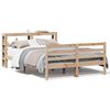 vidaXL Bed Frame without Mattress 150x200 cm King Size Solid Wood Pine