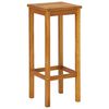 vidaXL 3 Piece Balcony Bar Set Solid Acacia Wood