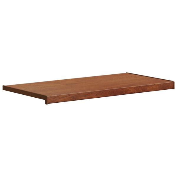 vidaXL Window Sill Brown Wood 80 x 45 x 4.5 cm PVC