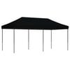 vidaXL Party Tent | Black | Oxford fabric with PVC coating, Powder-coated steel