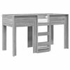 vidaXL Bunk Bed for Kids Grey Sonoma 75 x 190 cm Engineered wood