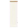 vidaXL Bookcase VIGO White 60x35x114.5 cm Solid Wood Pine