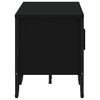 vidaXL TV Cabinet Black 122x34x41 cm Engineered Wood