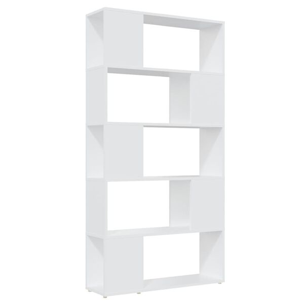 vidaXL Book Cabinet Room Divider White 80x24x155 cm Engineered Wood