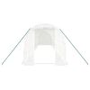 vidaXL Greenhouse with Steel Frame White 20 m² 10x2x2 m
